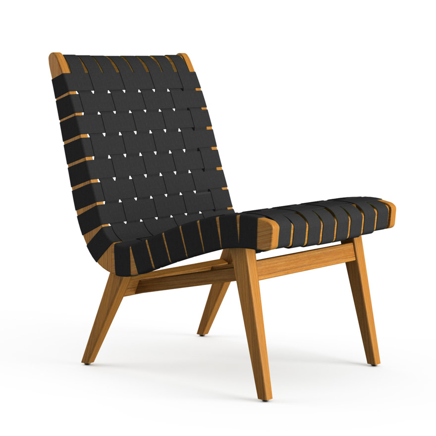 Risom Outdoor Lounge Chair Knoll