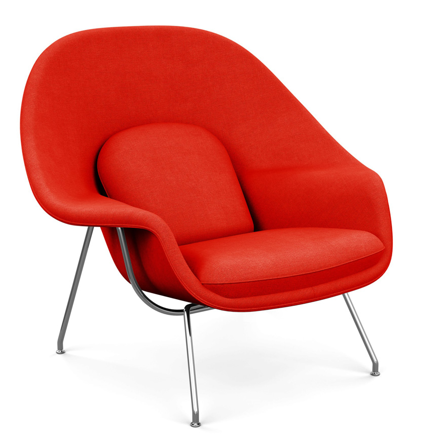Silla Womb Chair with Ottoman Arquitecturas Creativas