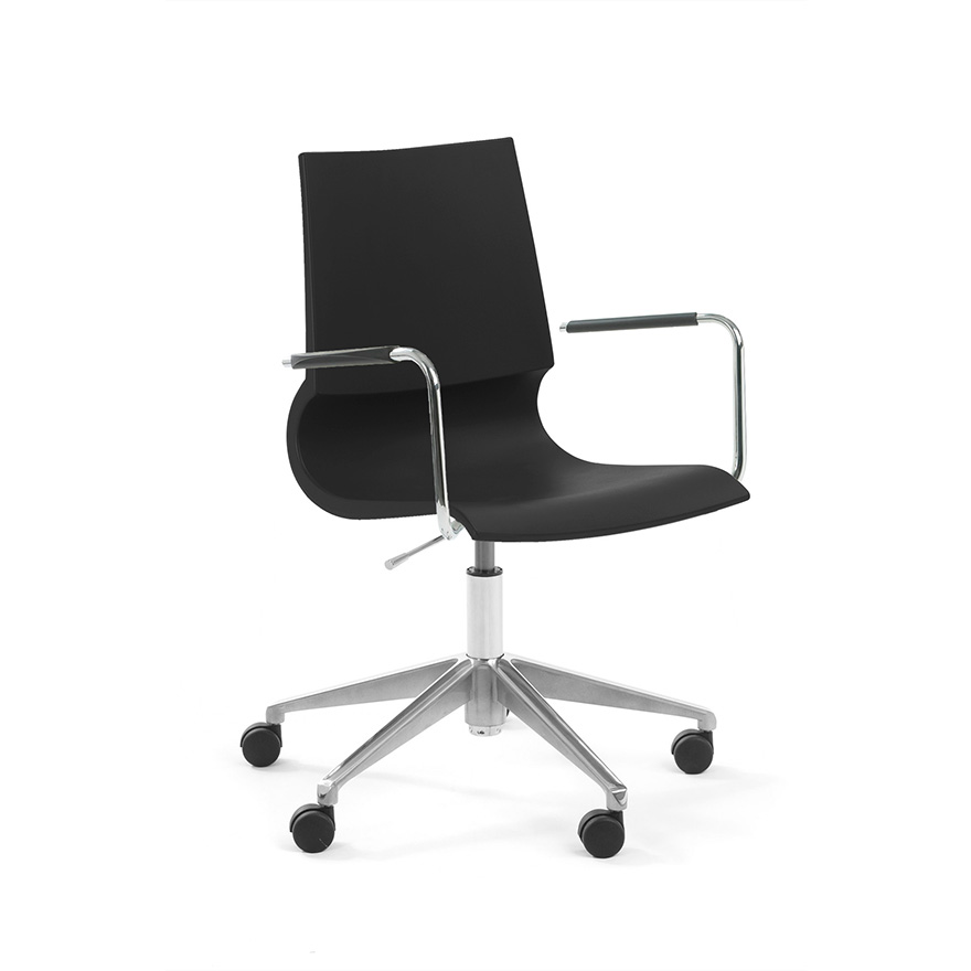 Gigi Arm Chair with Swivel Base Knoll