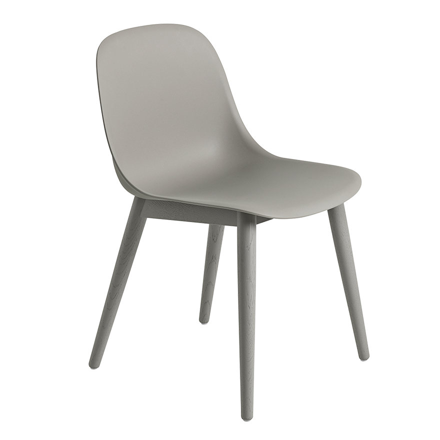 doe alstublieft niet verder Onderdrukking Muuto Fiber Side Chair - Wood Base | Knoll