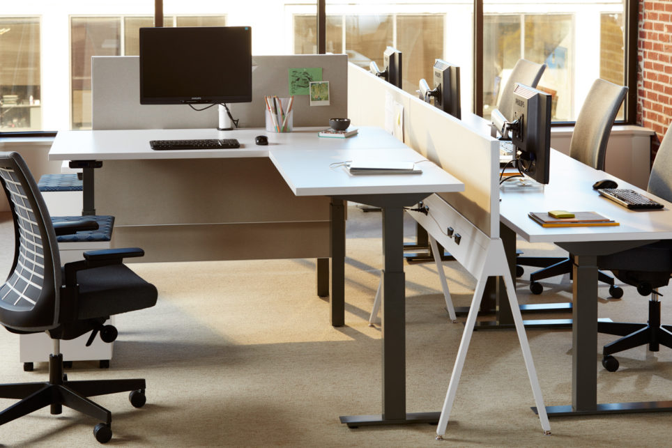 Antenna Workspaces Desk Screen Inspiration Knoll