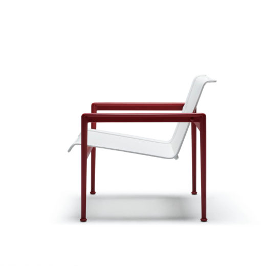Knoll 1966 Lounge Chair With Arms By Richard Schultz Ph Federico Cedrone Dark Red And White 1500 2