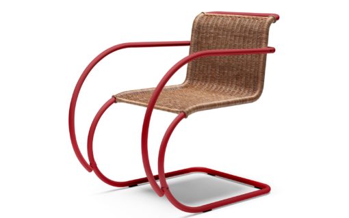 G Kno Mr Armchair Rattan Red A
