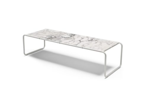 G Kno Laccio Large Table Marble White A 1